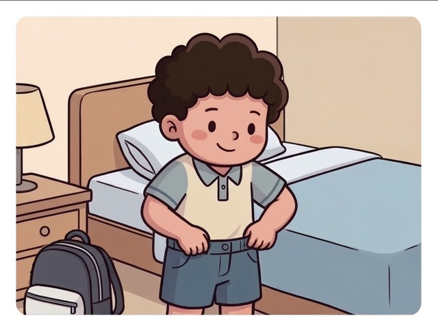 穿上校服